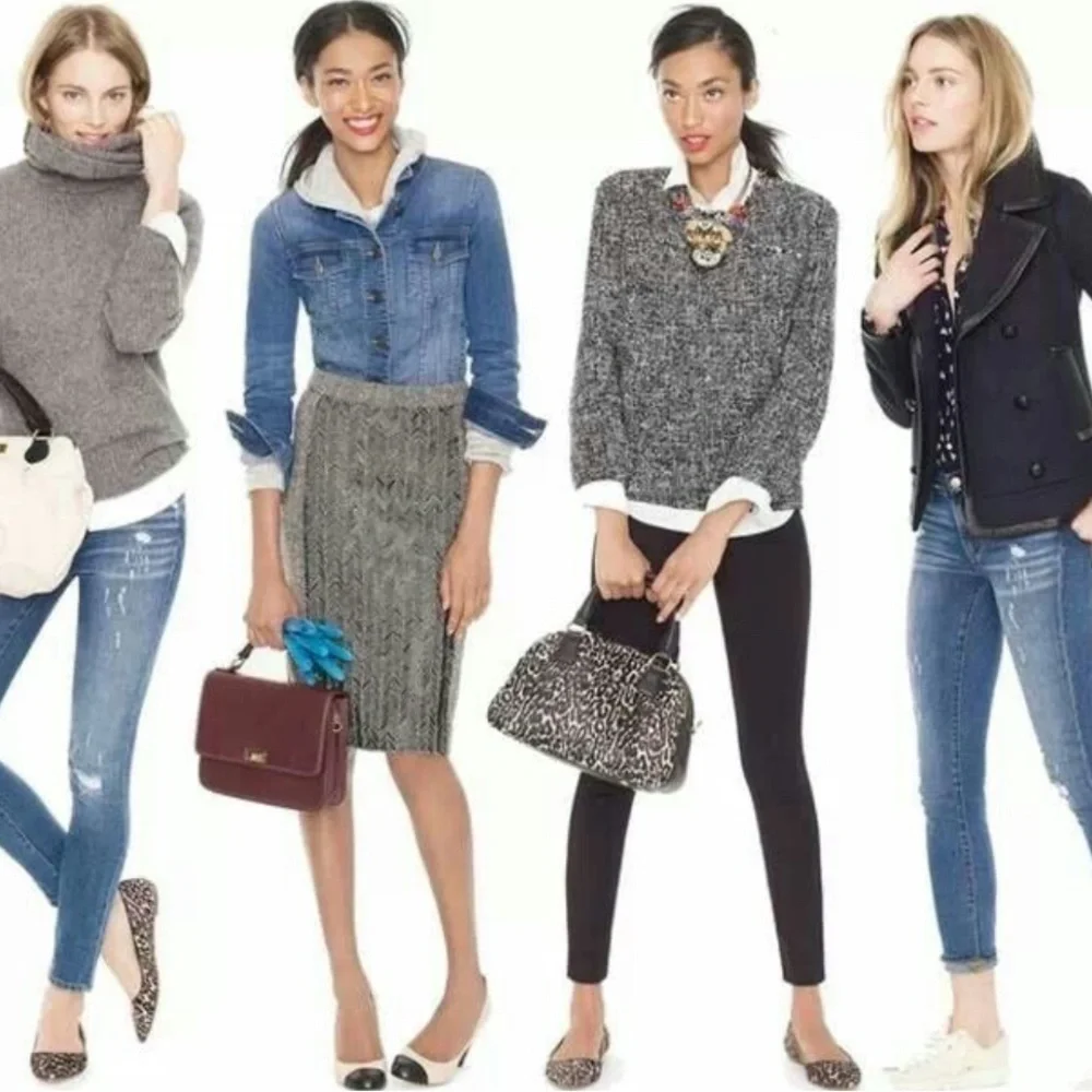 NWOT J.Crew Biennial Satchel Calf Hair Bag - Picture 2 of 9